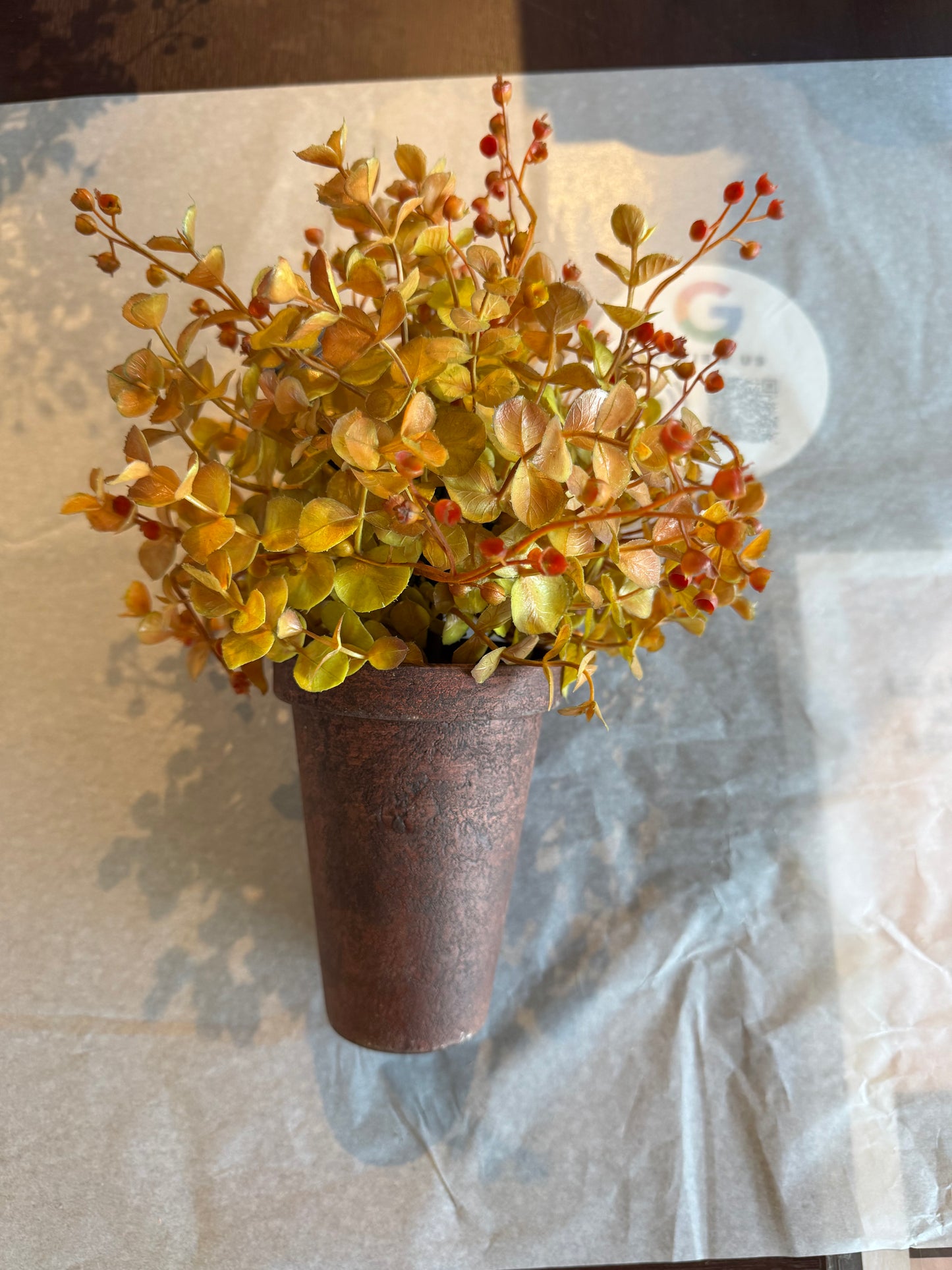 Autumn Floral Pot