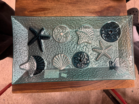 Nautical Glass Tray
