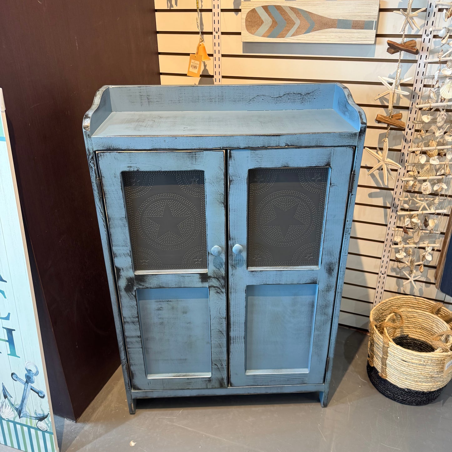 Punched Tin Cupboard