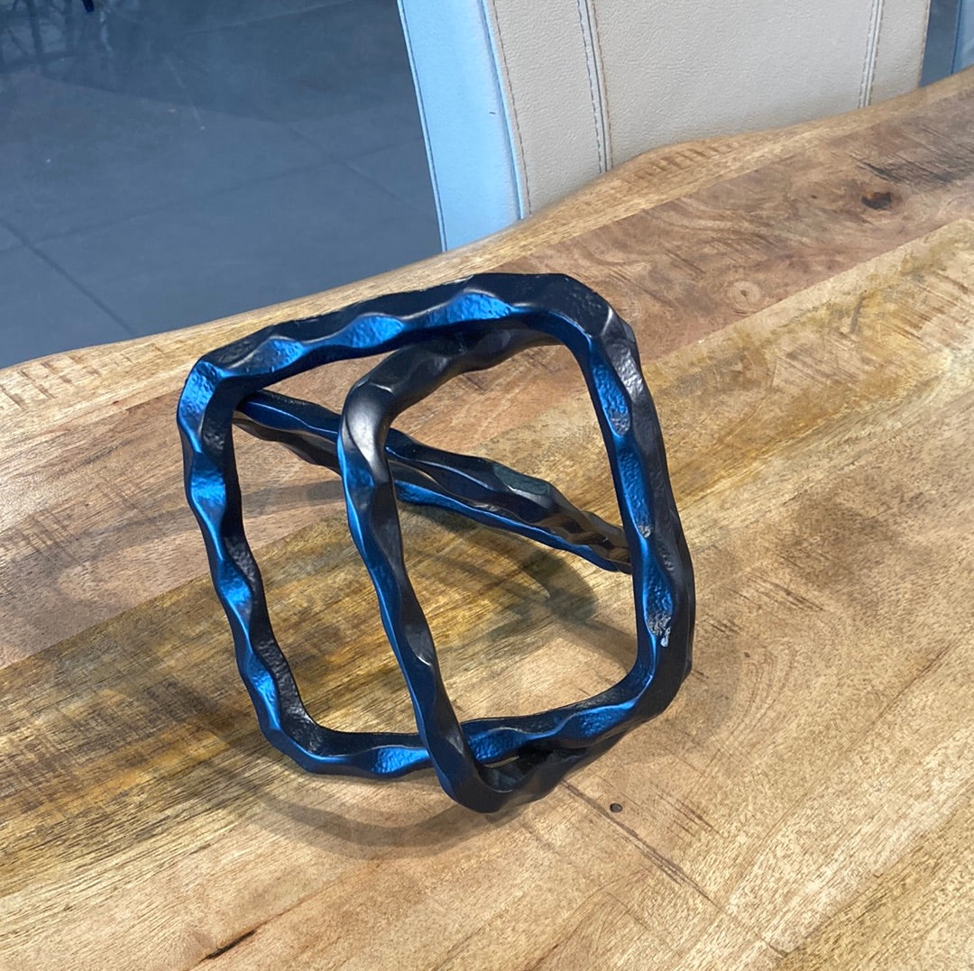 Black Trio Aluminium Chain link Table Decor