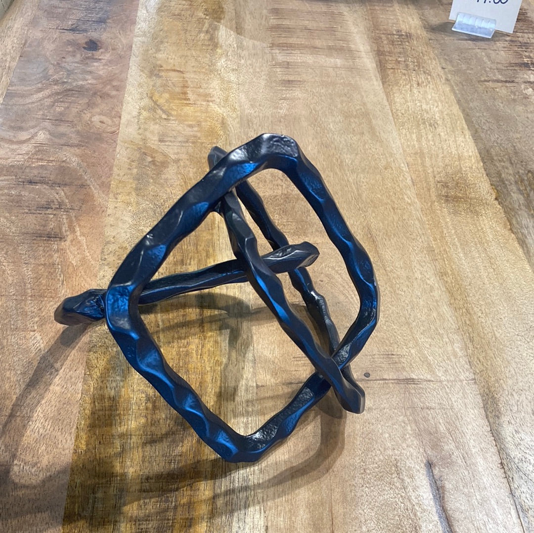 Black Trio Aluminium Chain link Table Decor
