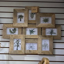 Load image into Gallery viewer, Mango Wood Multi photo frame wall hanging
