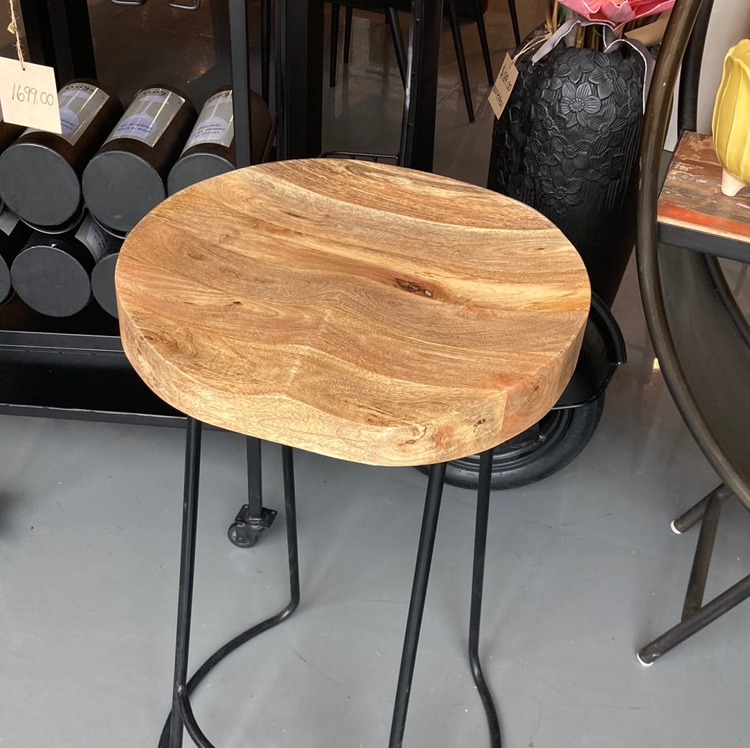 Toby Saddle Seat Bar Stool