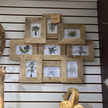 Load image into Gallery viewer, Mango Wood Multi photo frame wall hanging
