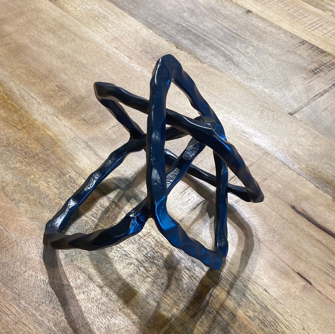Black Trio Aluminium Chain link Table Decor