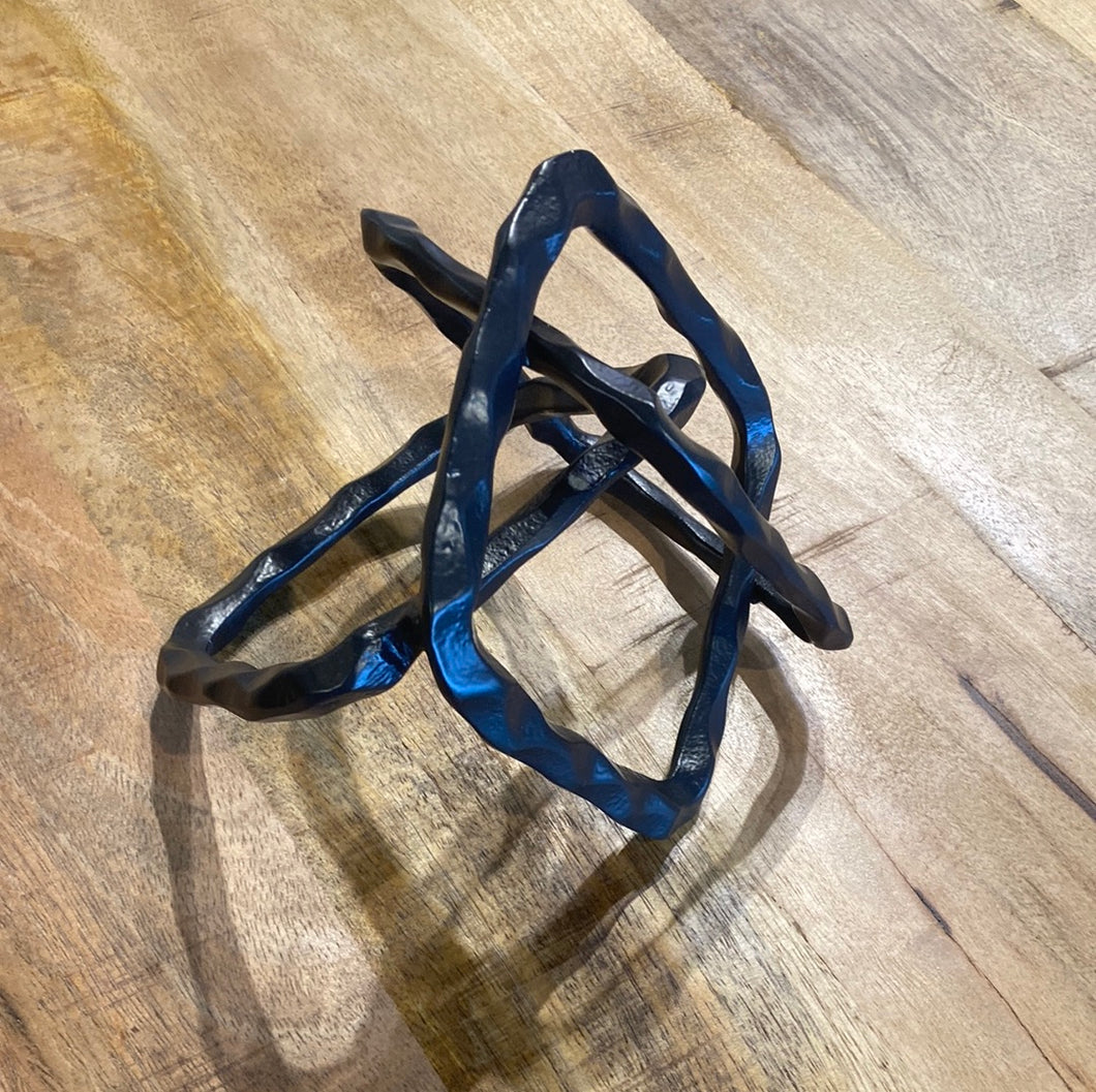 Black Trio Aluminium Chain link Table Decor