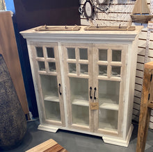 Load image into Gallery viewer, Montauk Mango wood 3 Glass Door Sideboard
