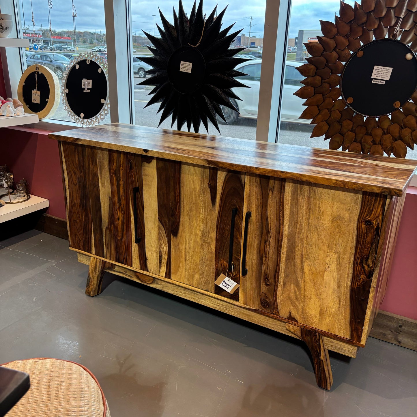 Rosewood 59 inch retro Sideboard Buffet