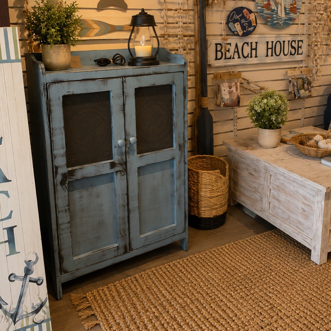 Punched Tin Cupboard