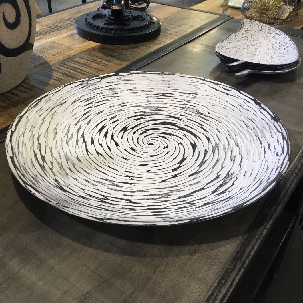 Circular Pattern Serving Plate