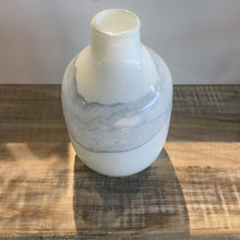 Load image into Gallery viewer, Milky Way 9.5h inch Glass Vase - White
