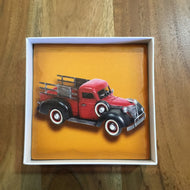 Classic Truck Ceramic Coasters (Set of 4)