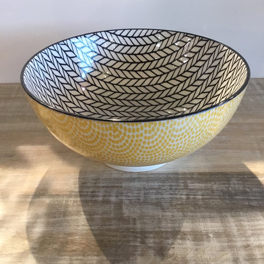 Rope Kaze Porcelain  8 inch Diameter Bowl