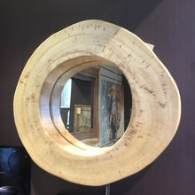 Load image into Gallery viewer, Small toby live edge chamcha wood wall mirror
