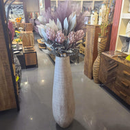 Orren Light Cream Pink Floor Vase