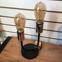 Load image into Gallery viewer, Double Bulb Lamp-9.5&quot;H
