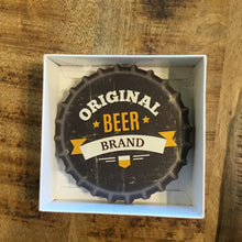 Load image into Gallery viewer, Bottlecap Beer Ceramic Coasters (Set of 4 )
