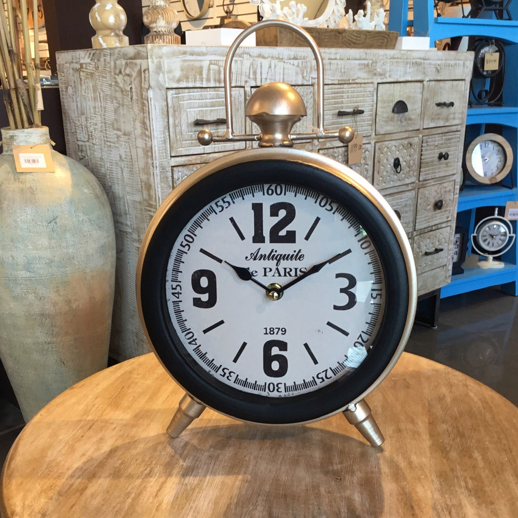 Antique Alarm Style Table Clock