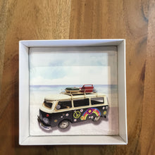 Load image into Gallery viewer, VW Buses at the Beach Ceramic Coasters (Set of 4)
