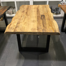 Load image into Gallery viewer, 63 inch Haynes Live Edge Mango Dining Table
