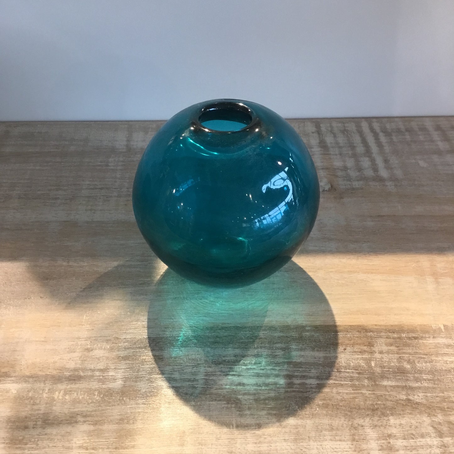Mini Lustre Assorted 3 Piece Turquoise Glass Vase Set