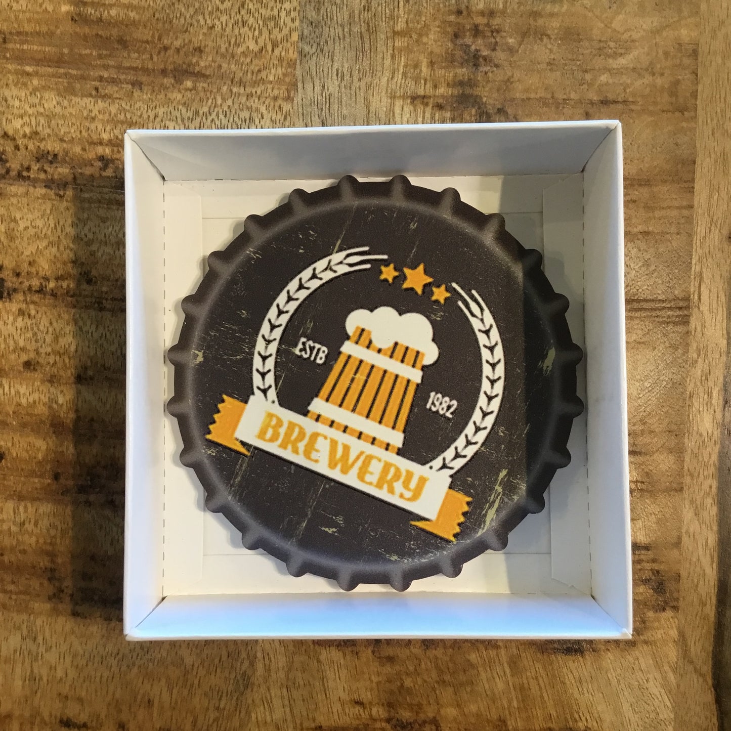 Bottlecap Beer Ceramic Coasters (Set of 4 )