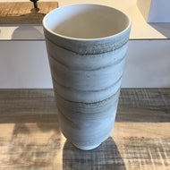 Bergen Bark Tall Ceramic Taper Vase
