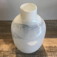 Load image into Gallery viewer, Milky Way 9.5h inch Glass Vase - White
