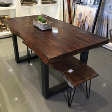 Load image into Gallery viewer, 63 inch Live Edge Mango Dining Table
