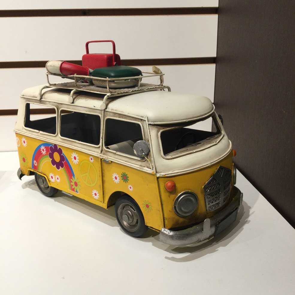 New Hippie Bus Yellow