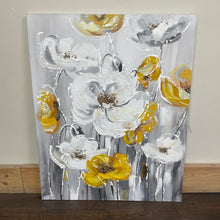 Load image into Gallery viewer, Yellow poppy flower painting
