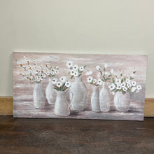 Load image into Gallery viewer, Pink and white flowers Painting
