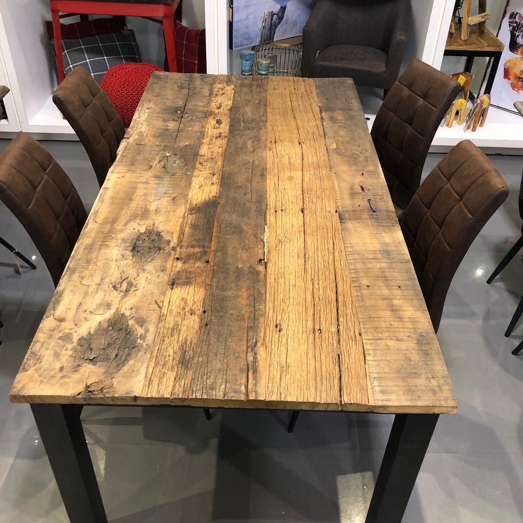 79 inch Russet Reclaimed wood Dining Table