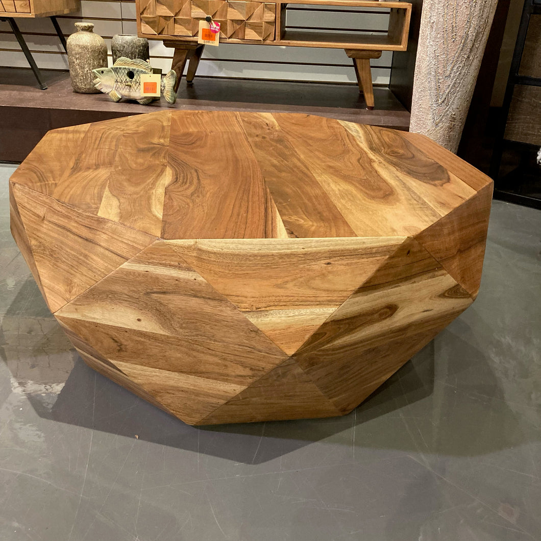 Acacia wood Diamond Coffee Table