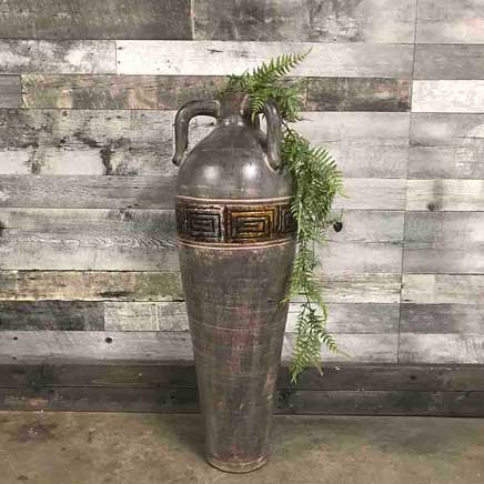 Tall floor vase unique craftsmanship from Indonesia