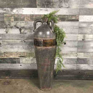 Tall floor vase unique craftsmanship from Indonesia