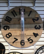 All-Natural Wood Wall Clock