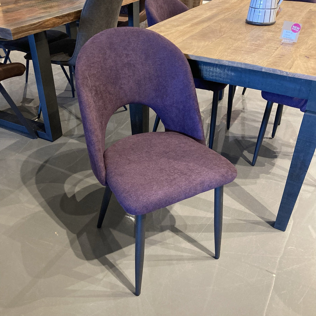 2021 Plum Fabric Dining chair