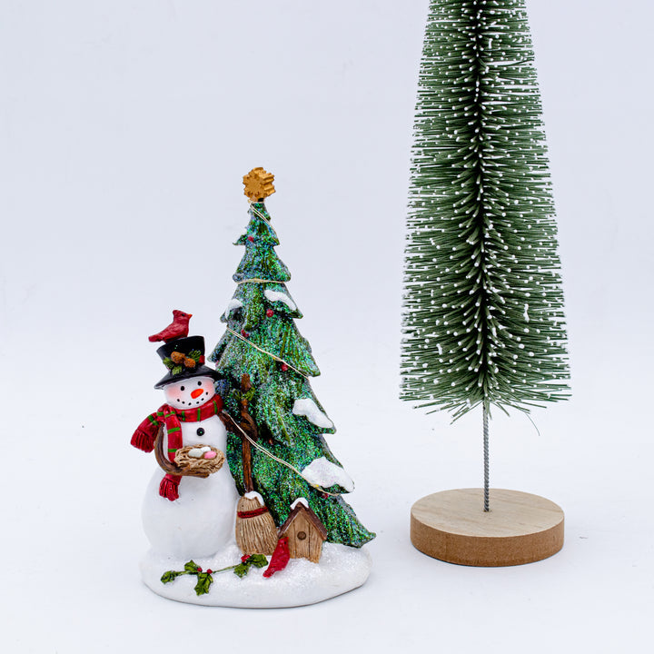 LED Tree Decorating Snowman