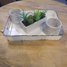Load image into Gallery viewer, Farmhouse Antiqued tray with handles
