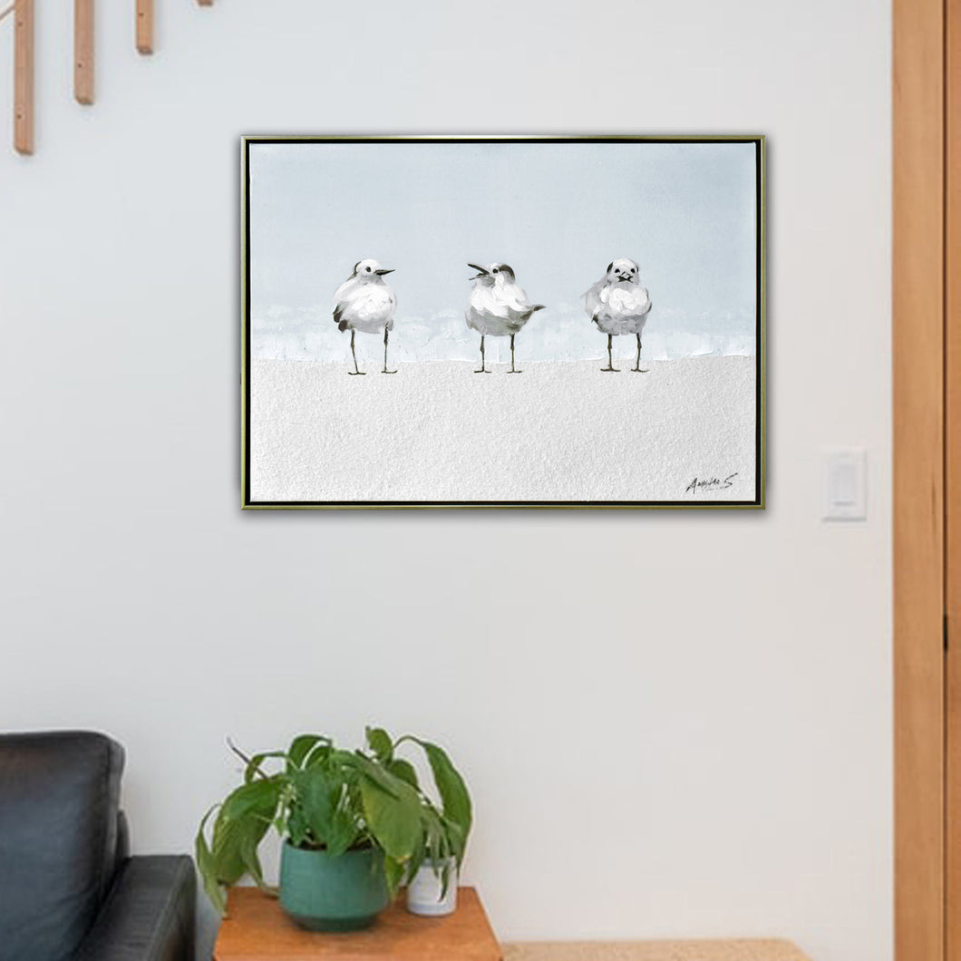 The 3 Seagull Amigos Painting