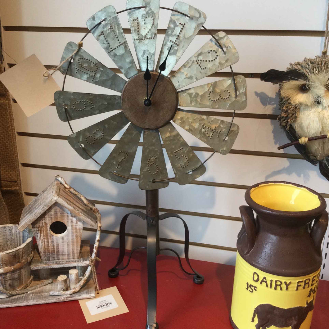 Windmill Table Clock II