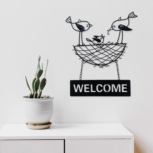 Welcome Metal Sign