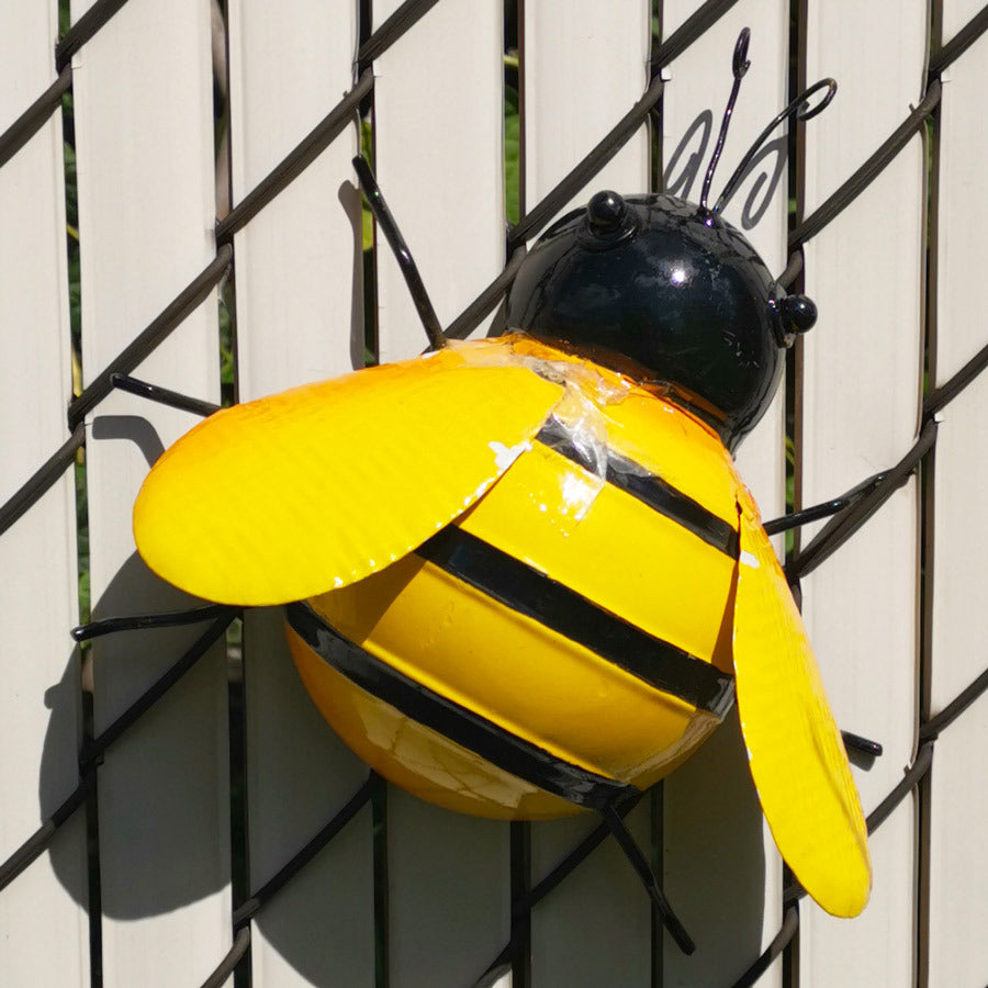 Metallic Bee Wall Ornament