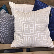 Assorted Color Viscose velvet pillow 24 x 24