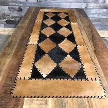 Load image into Gallery viewer, Wide 6 long cowhide table runner
