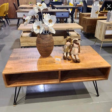 Load image into Gallery viewer, Open Rustic Rectangular Coffee Table

