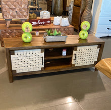 Load image into Gallery viewer, Mely Choco Mango Wood TV Stand
