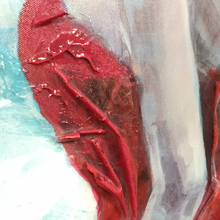 Load image into Gallery viewer, Lady in Red Chiffon Dress by Water Painting
