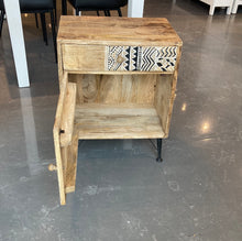Load image into Gallery viewer, Nathalia mango wood nightstand
